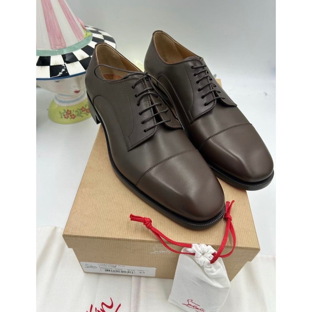 Men's Christian Louboutin CORTOMALE lace up Oxford size 43 made in Italy